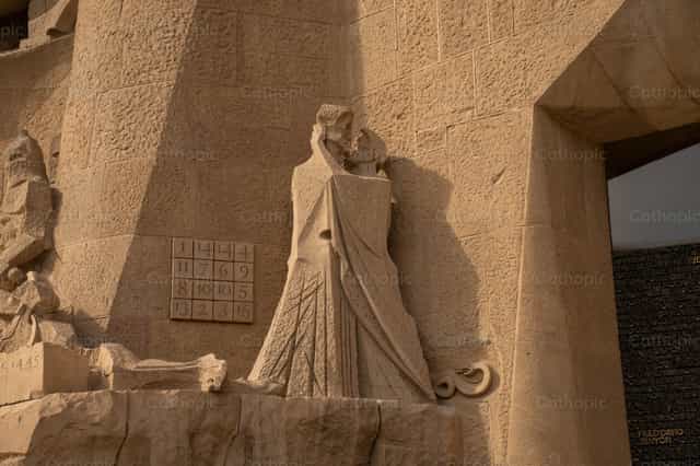 Judas Kiss (Gaudí) - Catholic stock images