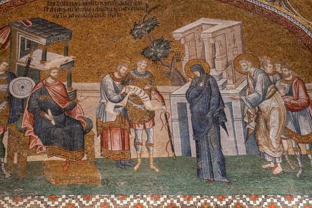 Census of Caesar Augustus - Catholic stock images