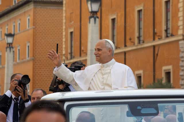 Papa Leão XIV - Imagens católicas de stock - Foto de Cristian Gutiérrez, LC