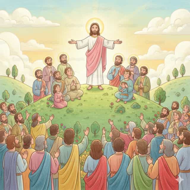 Mga Matingkad na Misteryo: Ang Pagpapahayag ng Mabuting Balita - Mga Catholic stock image - Larawan ni Gerardo Juarez