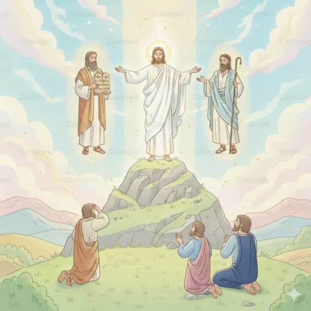 Mga Matingkad na Misteryo: Pagbabagong-anyo ni Hesus - Mga Catholic stock image - Larawan ni Gerardo Juarez