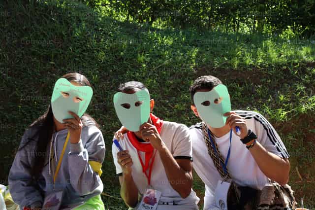 Unmasking the Self - Catholic stock images