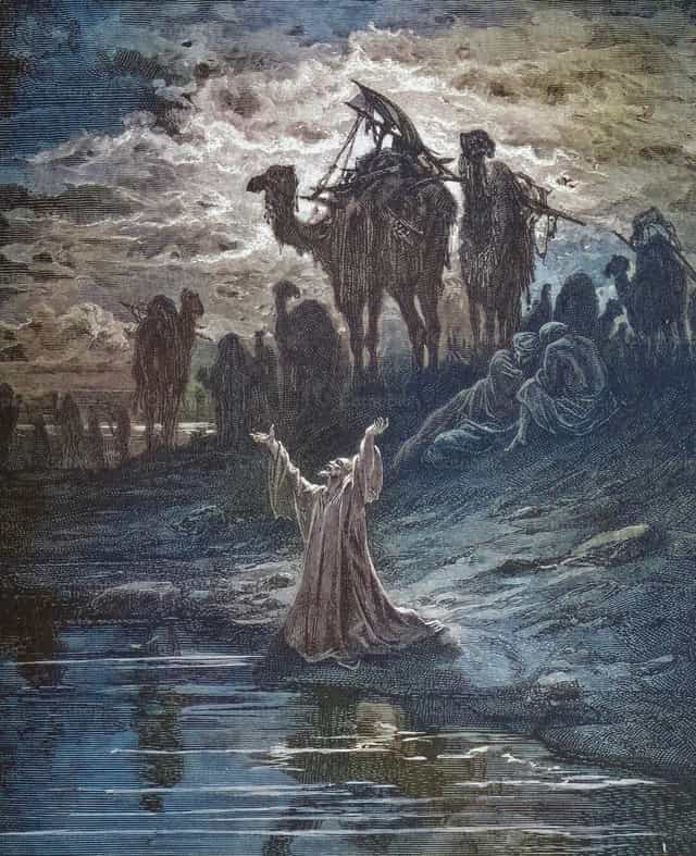 La oración de Jacob - Banco de imágenes católicas