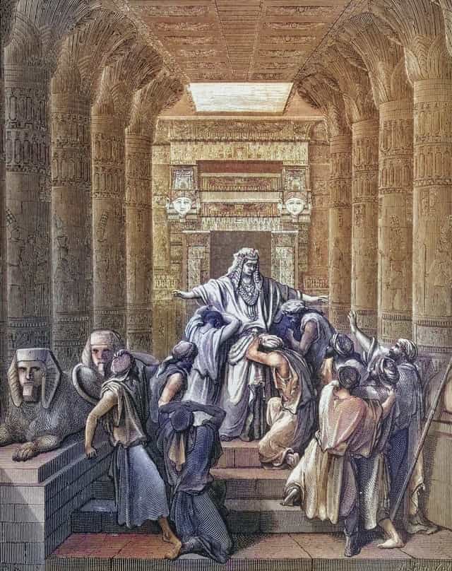 Giuseppe riconosciuto dai suoi fratelli - Immagini stock cattoliche