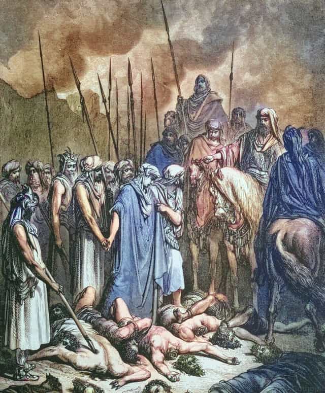 Josué poupa Raab - Imagens católicas de stock - Foto de Bible and Art
