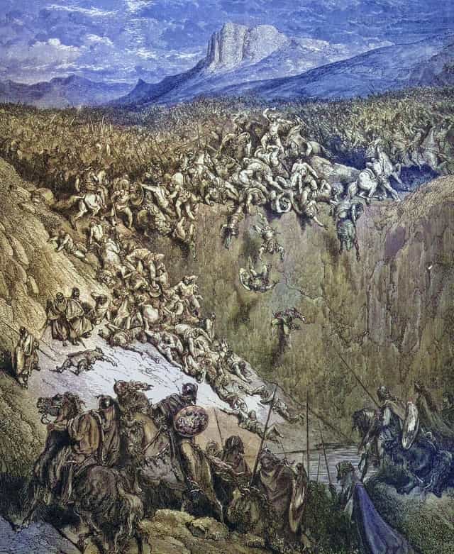 Sámson agyarral öli meg a filiszteusokat - Katolikus stockképek - Fotó: Bible and Art