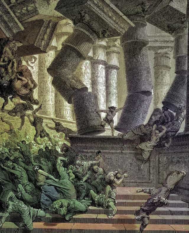 Death of Samson - Catholic stock images