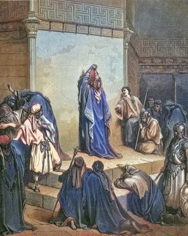 Dávid gyászolja Absalomot - Katolikus stockképek - Fotó: Bible and Art