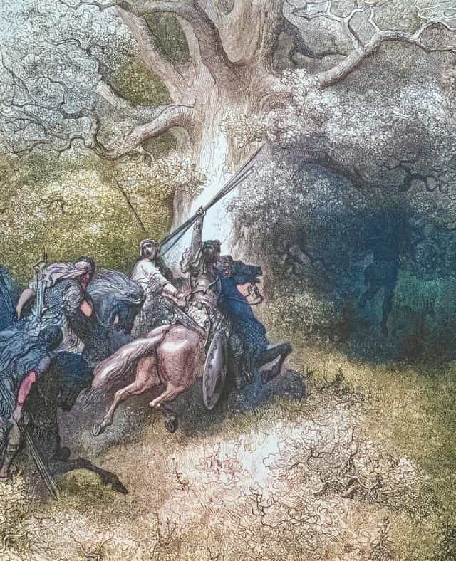 압살롬의 죽음 - 가톨릭 스톡 이미지 - 사진 제공 Bible and Art
