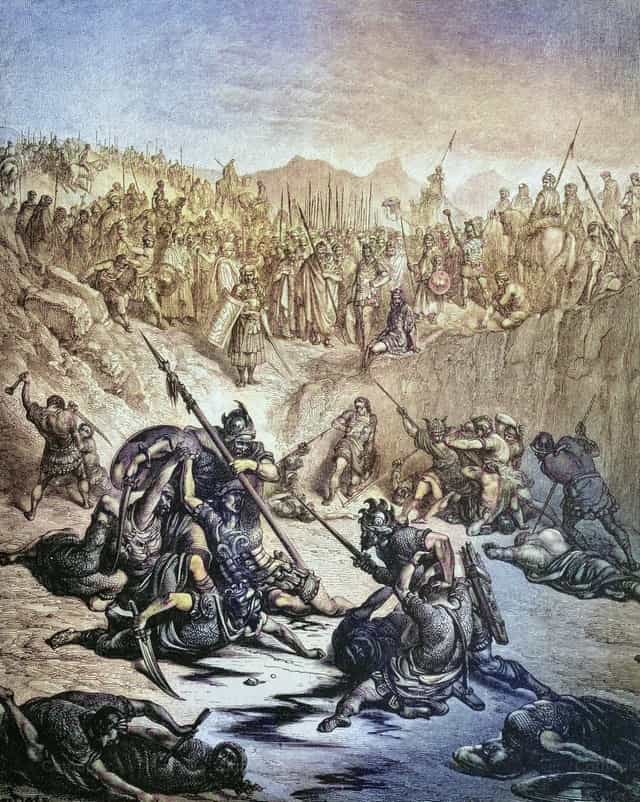 Ishbaál Dáviddal szemben - Katolikus stockképek - Fotó: Bible and Art