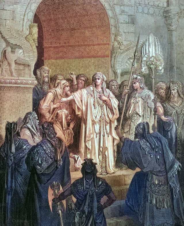 Vashti királynő dacolása - Katolikus stockképek - Fotó: Bible and Art