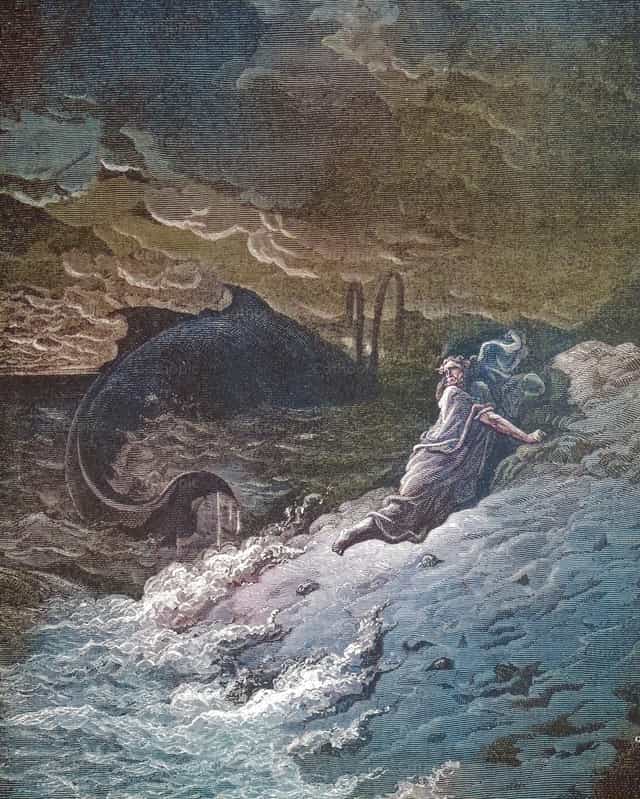 요나와 고래 - 가톨릭 스톡 이미지 - 사진 제공 Bible and Art