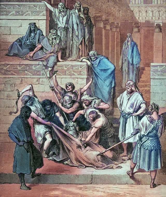 Idősebb Eleázár vértanúsága - Katolikus stockképek - Fotó: Bible and Art