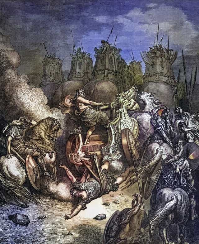 안티오코스의 몰락 - 가톨릭 스톡 이미지 - 사진 제공 Bible and Art