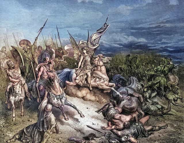 A makkabeusok angyala - Katolikus stockképek - Fotó: Bible and Art