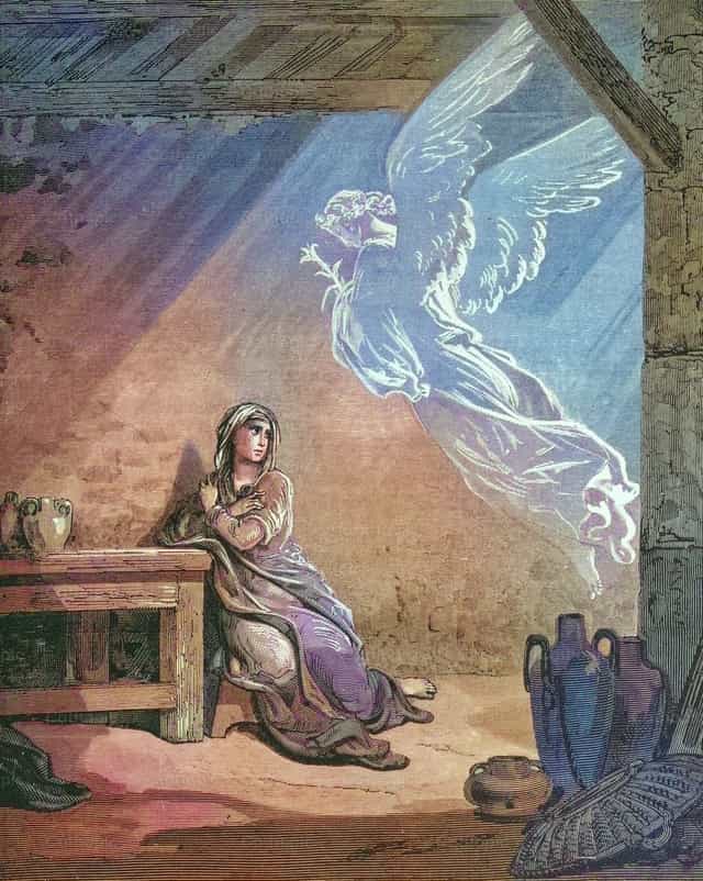 Az Angyali Üdvözlet - Katolikus stockképek - Fotó: Bible and Art