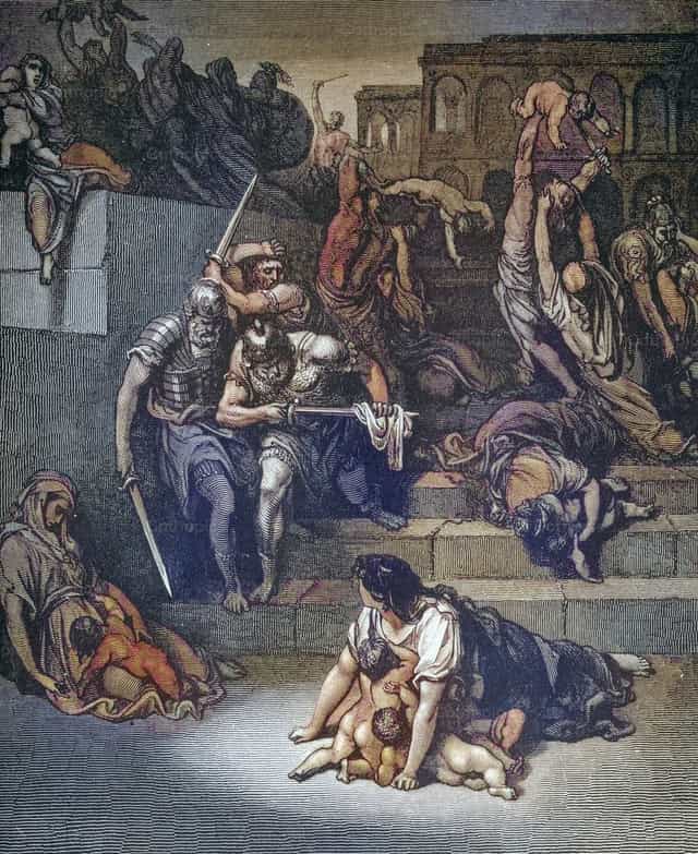 성인(聖人)들의 학살 - 가톨릭 스톡 이미지 - 사진 제공 Bible and Art