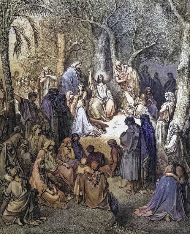 Sermón de la montaña - Banco de imágenes católicas