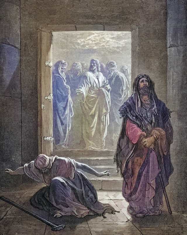 Fariseo y recaudador de impuestos - Banco de imágenes católicas - Fotografía por Bible and Art