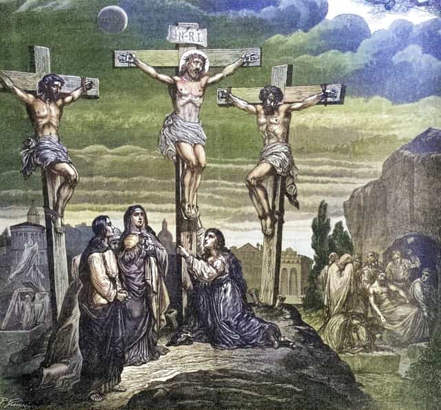 Jézus Krisztus keresztre feszítése - Katolikus stockképek - Fotó: Bible and Art