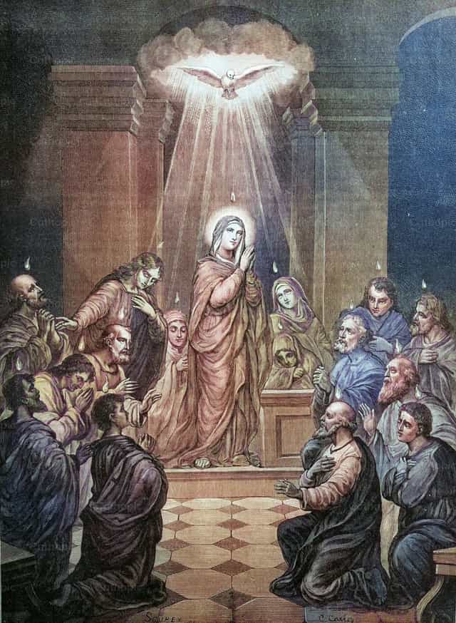 五旬节圣神降临 - 天主教图库图片 - 摄影： Bible and Art