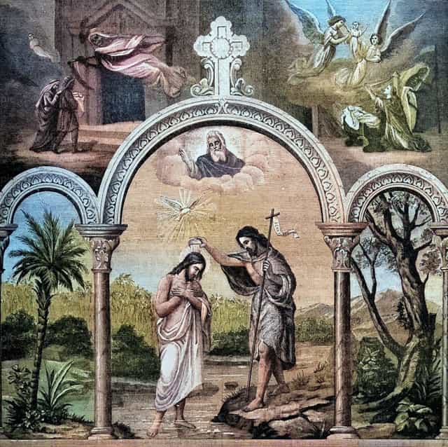 耶稣基督的受洗 - 天主教图库图片 - 摄影： Bible and Art