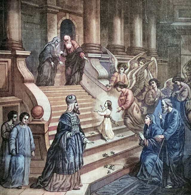 A Apresentação de Maria no Templo - Imagens católicas de stock - Foto de Bible and Art