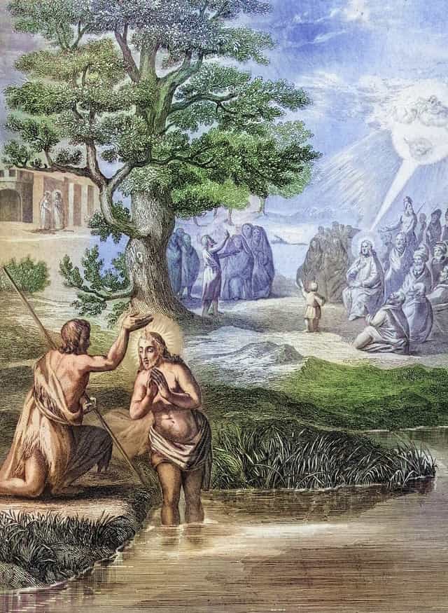 Jézus megkeresztelése - Katolikus stockképek - Fotó: Bible and Art