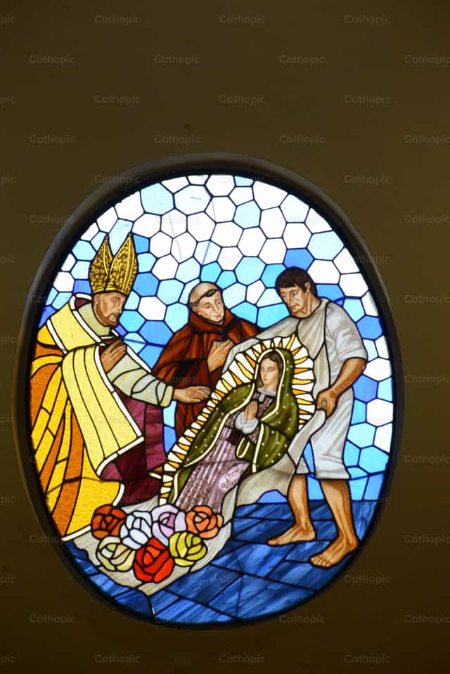 Vitral de la Virgen de Guadalupe - Banco de imágenes católicas - Fotografía por Lizardi Saucedo