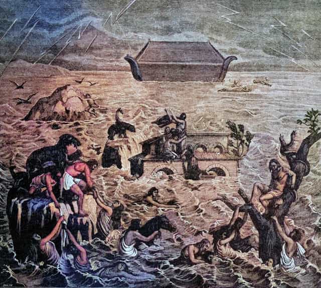 Arka ni Noe at ang Baha - Mga Catholic stock image - Larawan ni Bible and Art