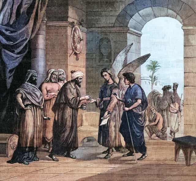L’archange Raphaël et Gabaël - Images catholiques de stock - Photo de Bible and Art