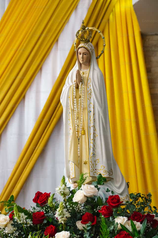 Birhen ng Fatima - Mga Catholic stock image