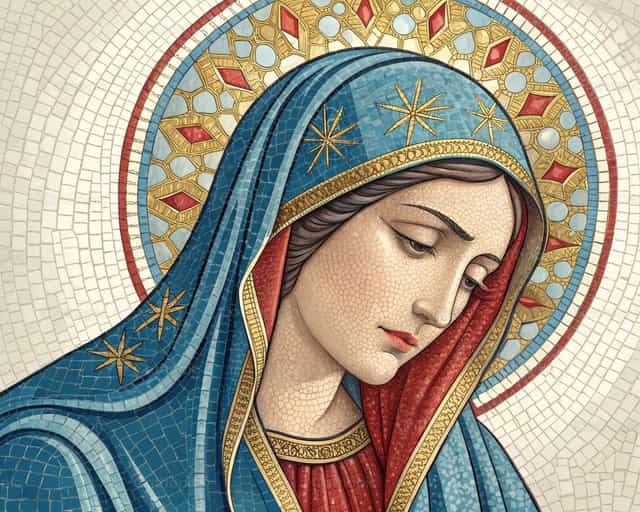 Virgem Maria - Imagens católicas de stock