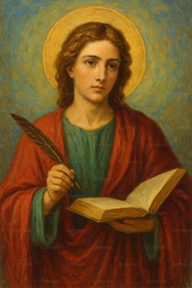 Heilige Johannes de Evangelist - Katholieke stockfoto's - Foto door Irene Maciá Doménech