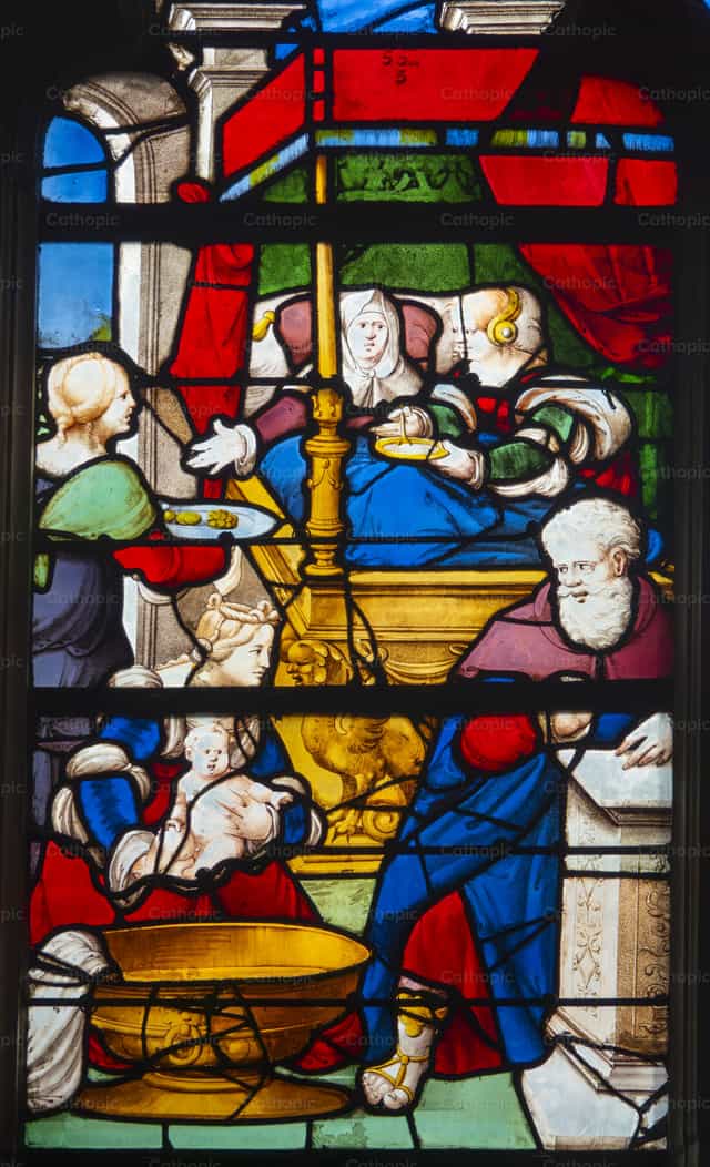 Nativité de Marie - Images catholiques de stock
