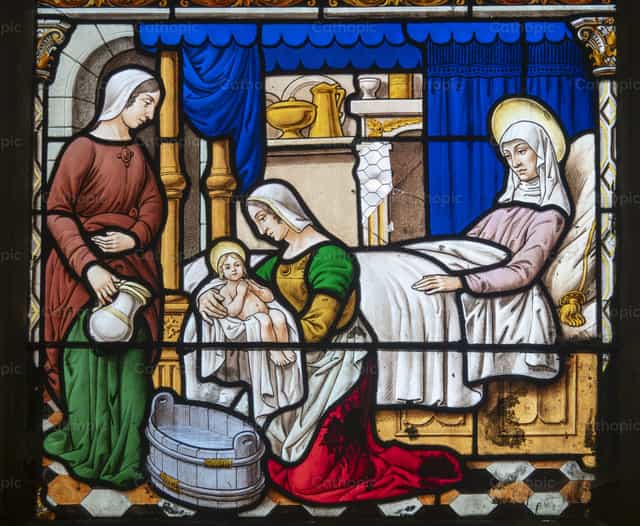 Natività di Maria - Immagini stock cattoliche - Foto di Joan Sutter