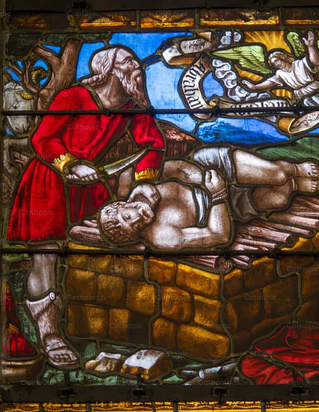 El sacrificio de Abraham - Banco de imágenes católicas - Fotografía por Joan Sutter
