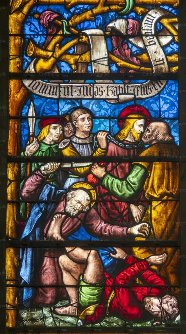 The arrest of Jesus - Catholic stock images - Photo by Joan Sutter
