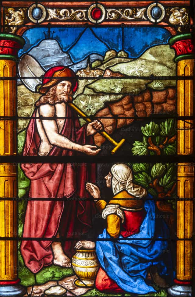 Aparición de Cristo a María Magdalena - Banco de imágenes católicas - Fotografía por Joan Sutter