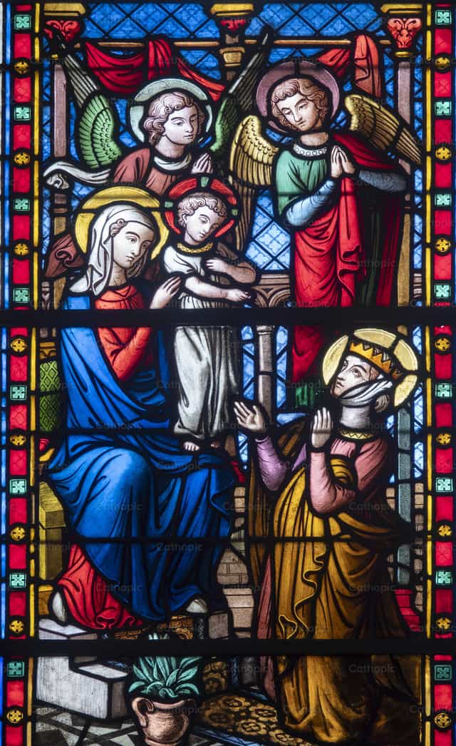 Sainte Catherine de Sienne - Images catholiques de stock - Photo de Joan Sutter