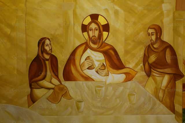 Disciples of Emmaus - Catholic stock images - Photo by Cristian Gutiérrez, LC