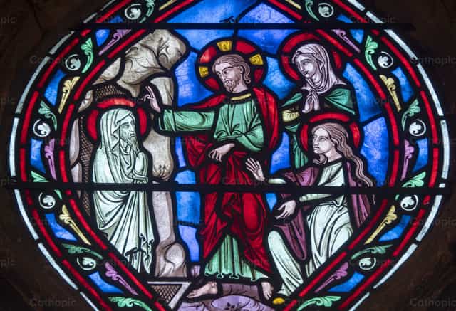 Resurrección de Lázaro - Banco de imágenes católicas - Fotografía por Joan Sutter