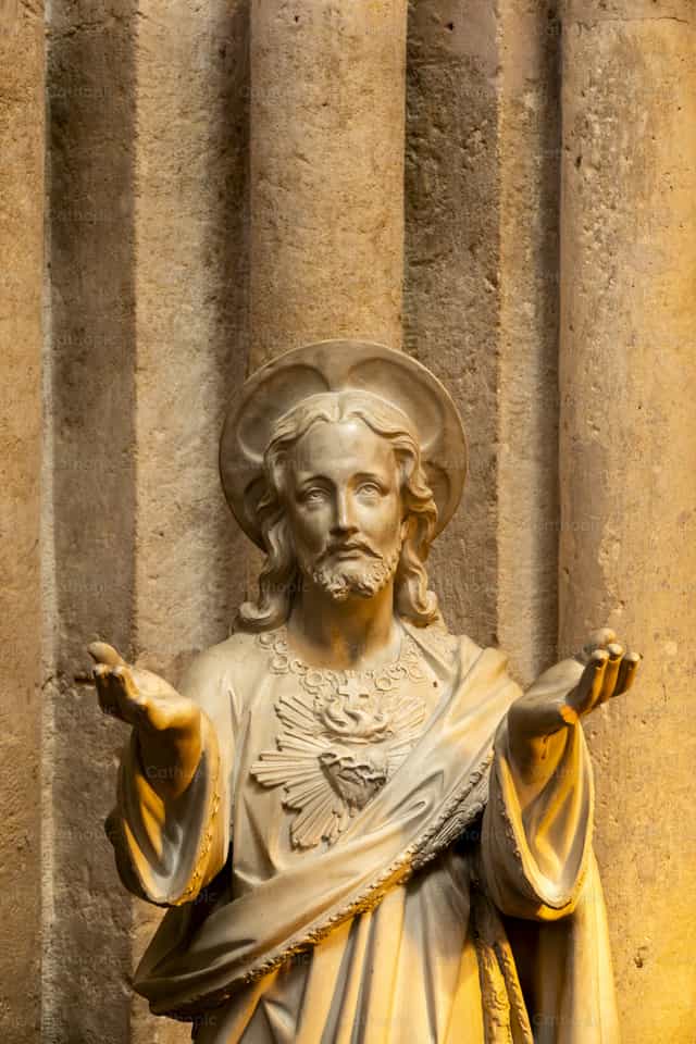 Sacred Heart of Jesus Christ - Catholic stock images - Photo by Joan Sutter
