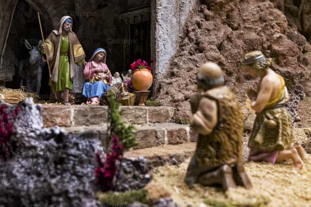Belén de Navidad - Banco de imágenes católicas