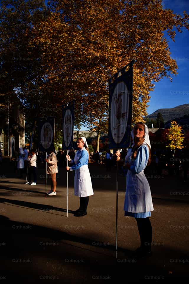 Infirmiers - Images catholiques de stock