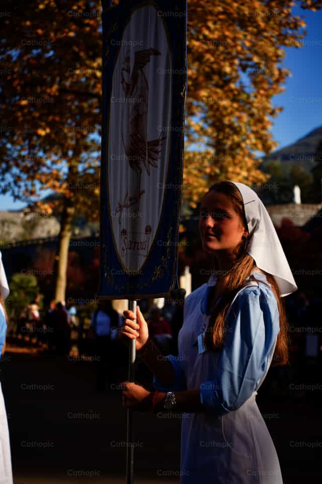 Infirmière - Images catholiques de stock