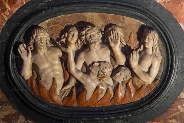 Almas del purgatorio - Banco de imágenes católicas - Fotografía por Joan Sutter