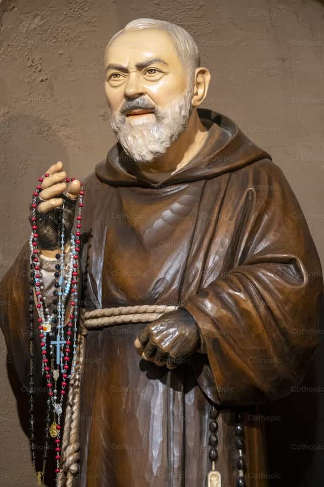 São Padre Pio de Pietrelcina - Imagens católicas de stock - Foto de Joan Sutter