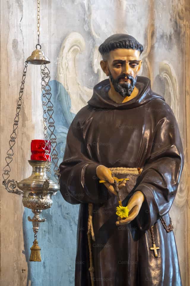 San Francisco de Asís - Banco de imágenes católicas - Fotografía por Joan Sutter
