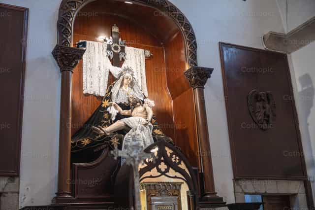 Nuestra Señora de las Angustias - Banco de imágenes católicas - Fotografía por Yandry Fernández Perdomo